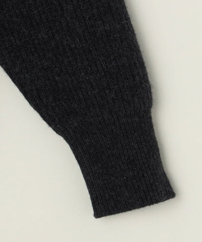 quaranciel: アクア カシミヤ ブレンド スキッパー ニット