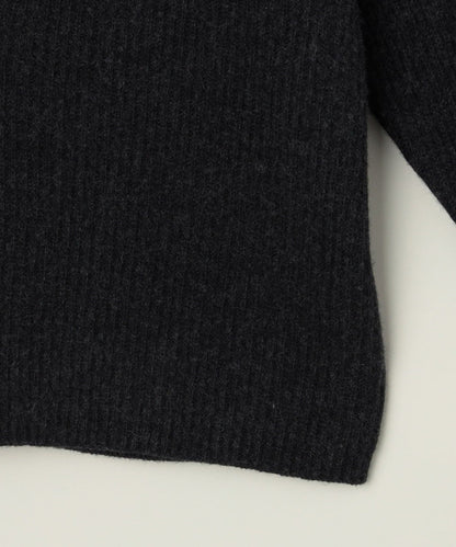 quaranciel: アクア カシミヤ ブレンド スキッパー ニット
