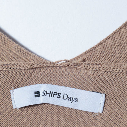 SHIPS Days:ショートドレープ カーディガン