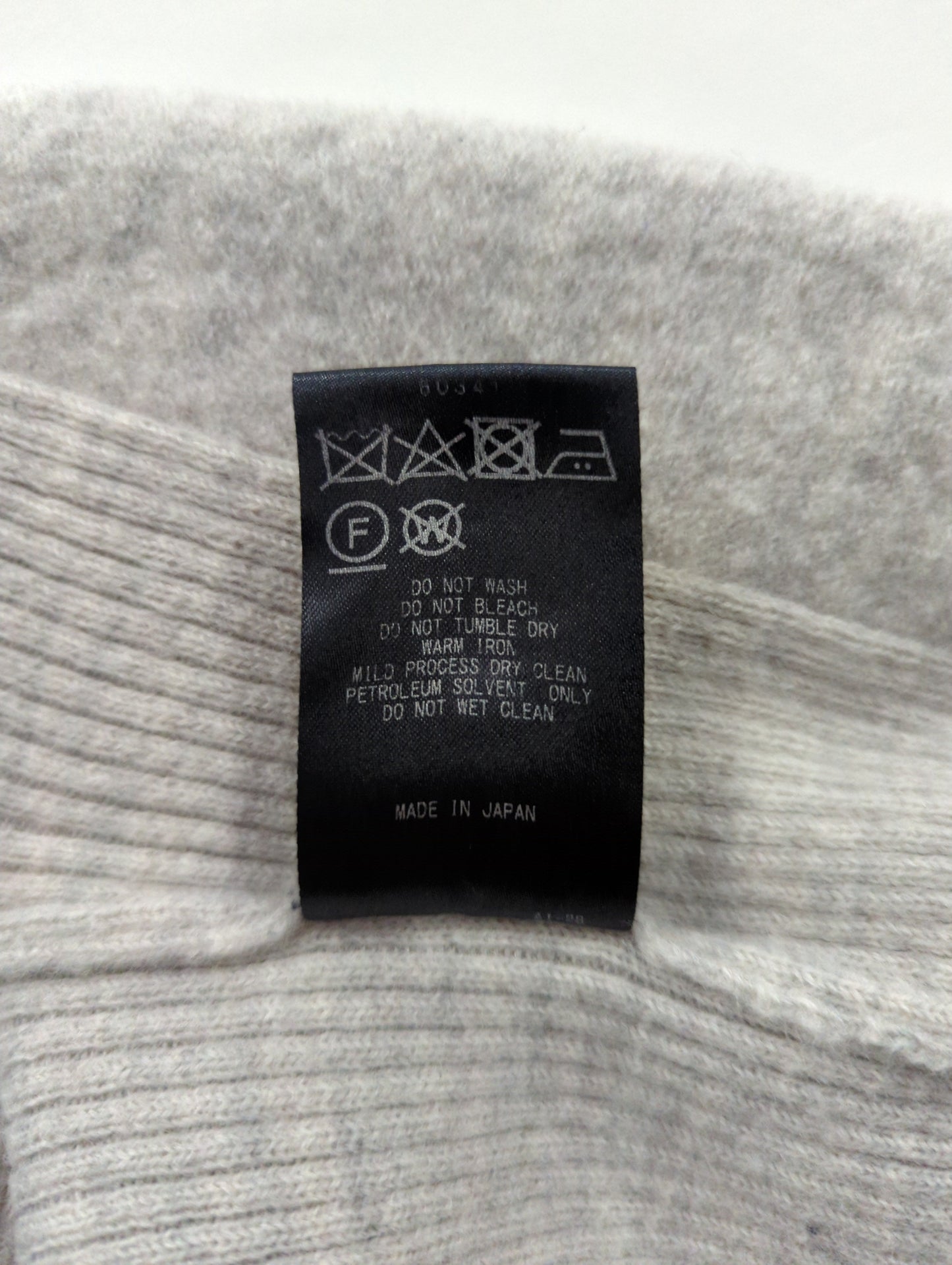 SHIPS Primary Navy Label:ボイルドウールボタンプルオーバー