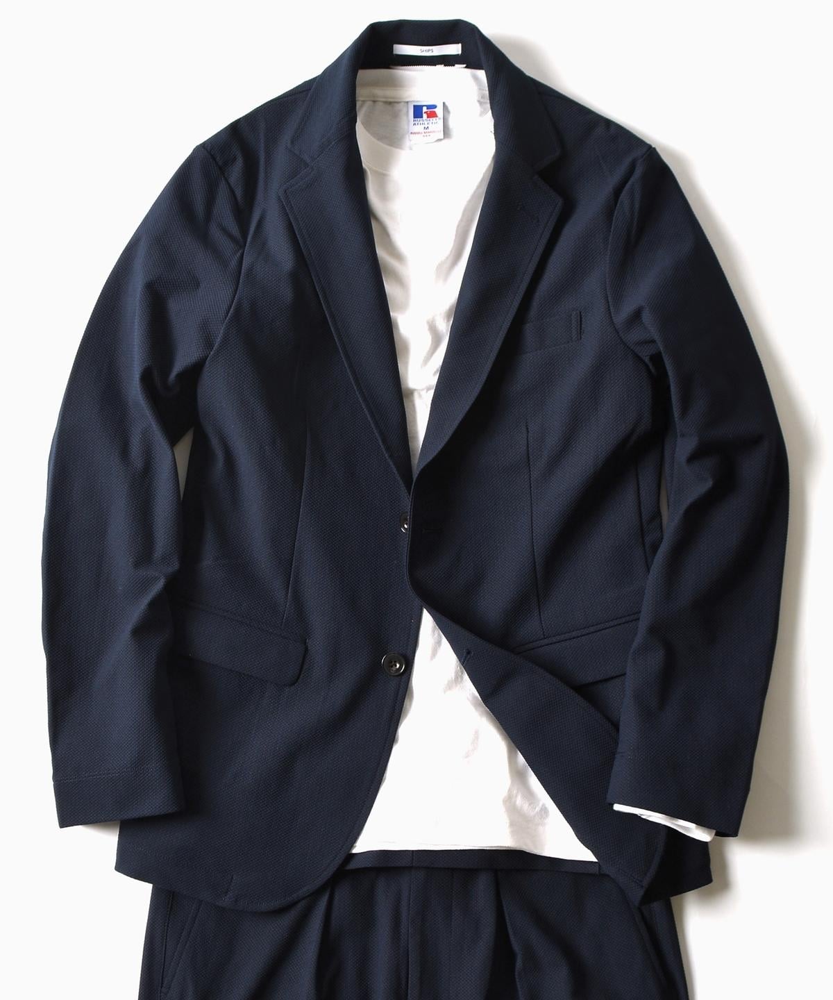 SHIPS: EVALET(R) トリコット 4WAY セットアップ ジャケット