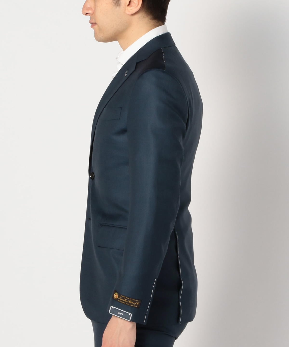 SD: 【ハンドライン】 ”LORO PIANA ウール&シルク” 2つボタン ノープリーツ スーツ
