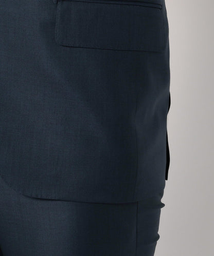 SD: 【ハンドライン】 ”LORO PIANA ウール&シルク” 2つボタン ノープリーツ スーツ