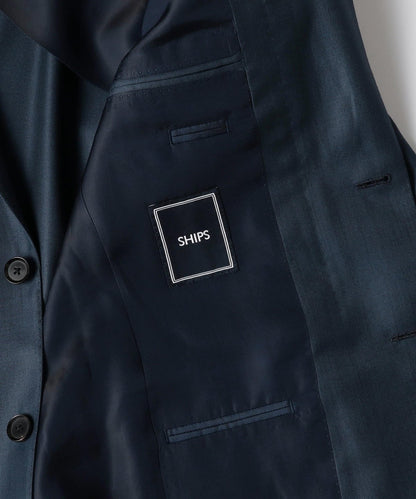 SD: 【ハンドライン】 ”LORO PIANA ウール&シルク” 2つボタン ノープリーツ スーツ