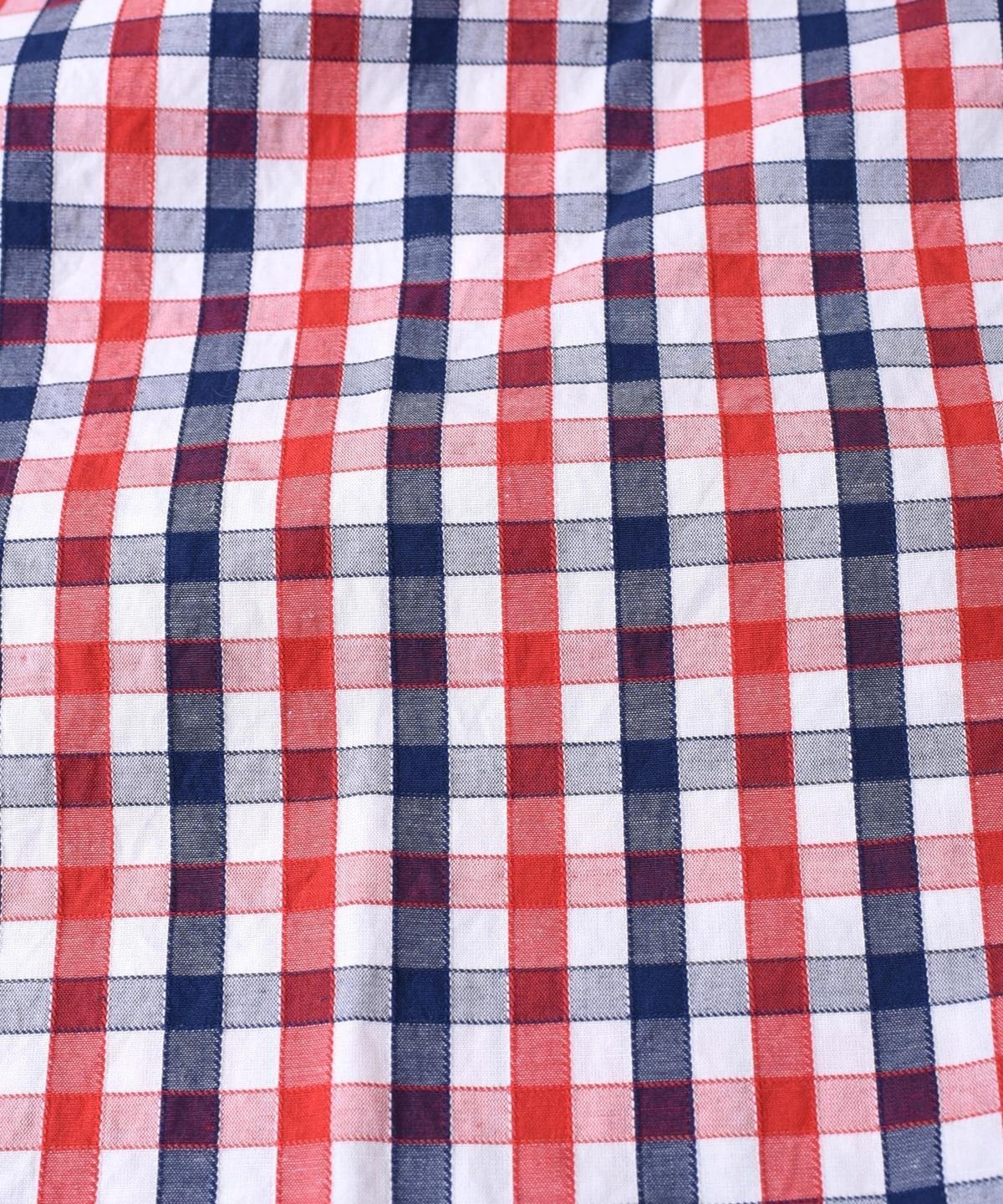 SHIPS: ドビー ギンガムチェック ボタンダウン シャツ