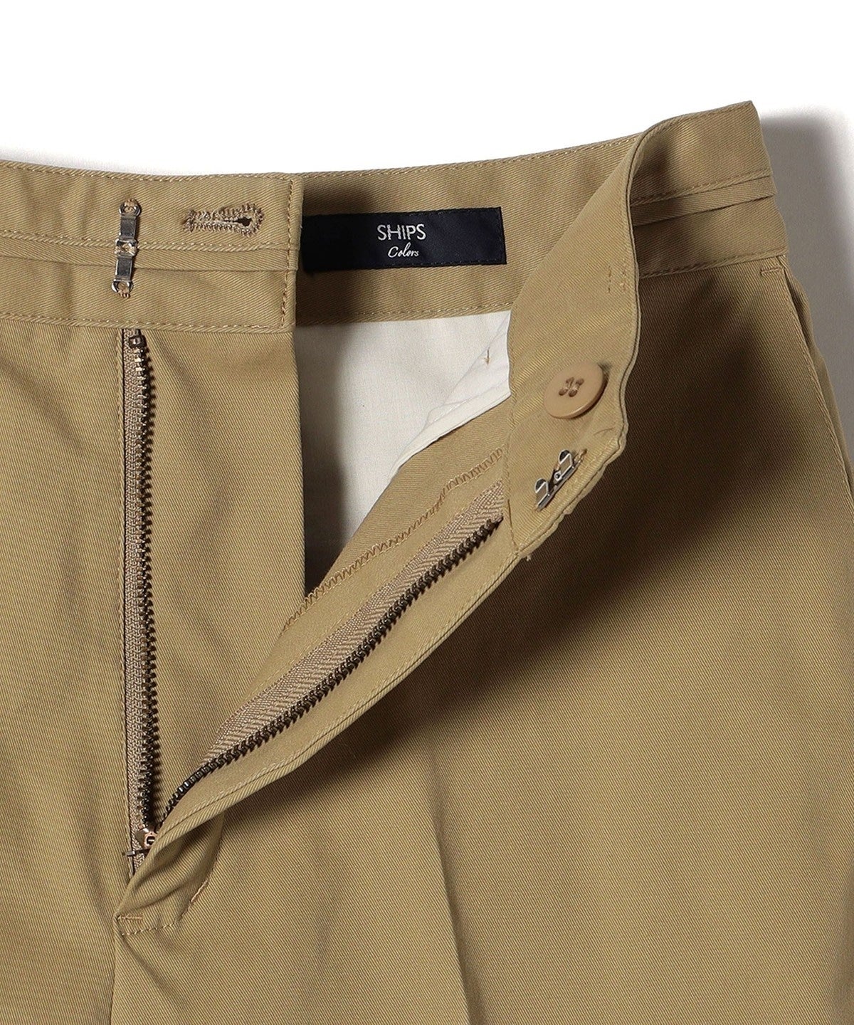 SHIPS Colors:〈洗濯機可能〉ウエスト ディティール チノ パンツ