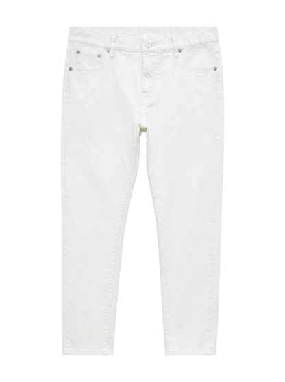 SHIPS:TAPERED WHITE DENIM