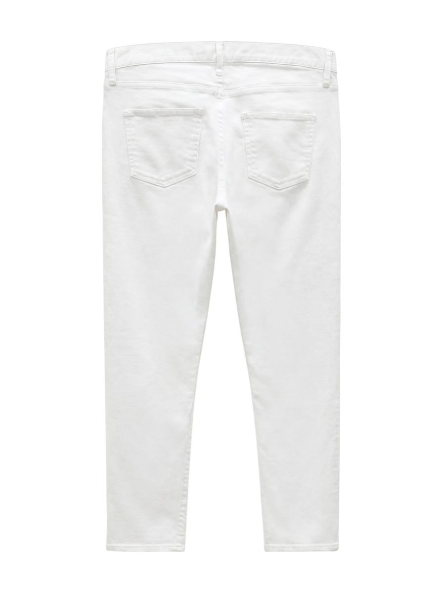 SHIPS:TAPERED WHITE DENIM