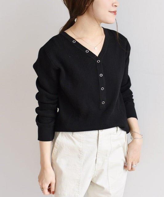 SHIPS Days:ジャージーソフトワッフルロングスリーブTee