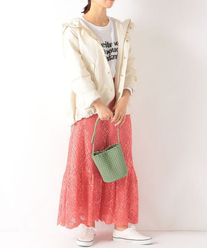 SHIPS any: フード ミディ ブルゾン