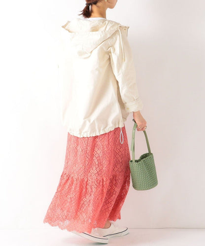 SHIPS any: フード ミディ ブルゾン