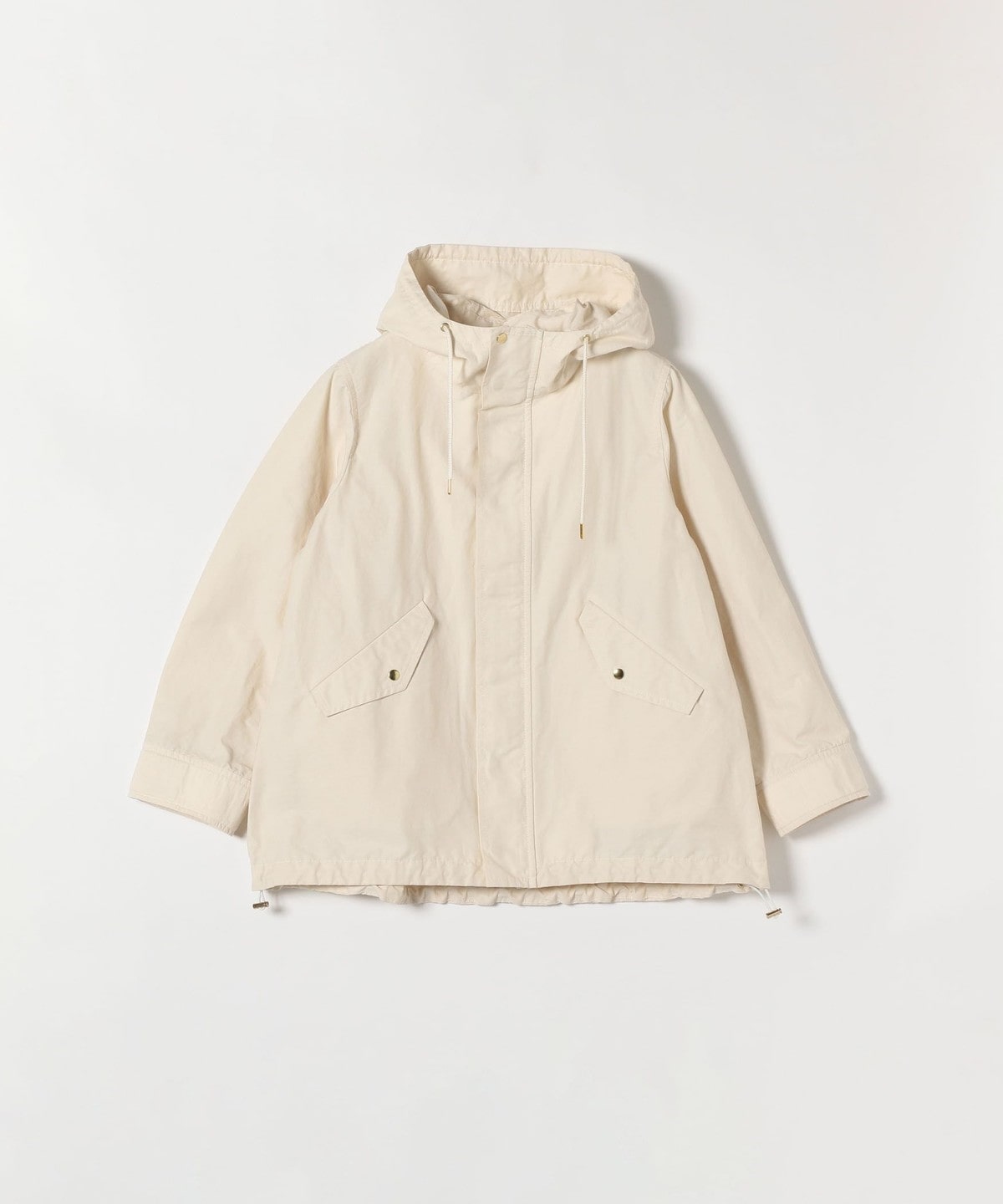 SHIPS any: フード ミディ ブルゾン