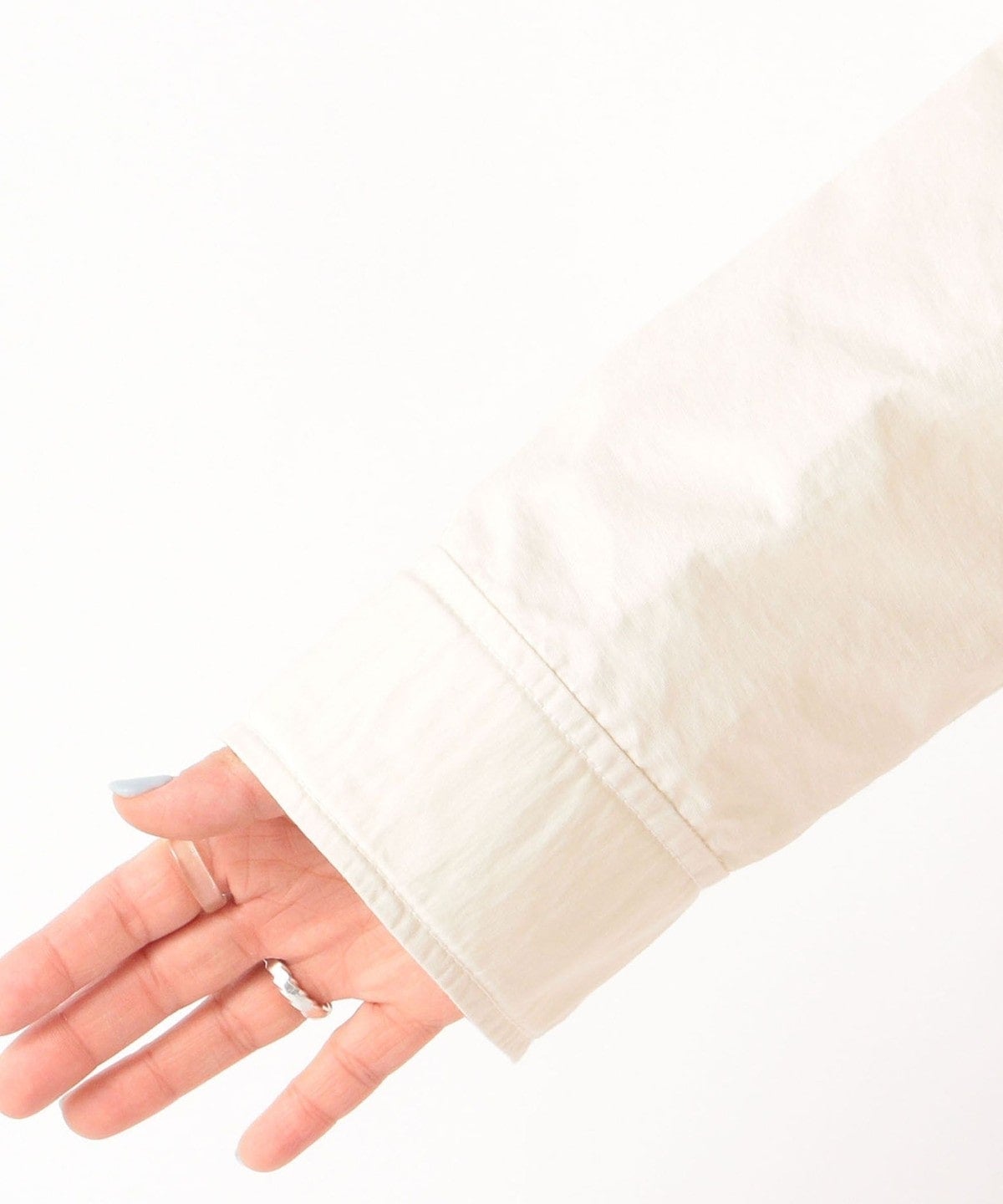 SHIPS any: フード ミディ ブルゾン