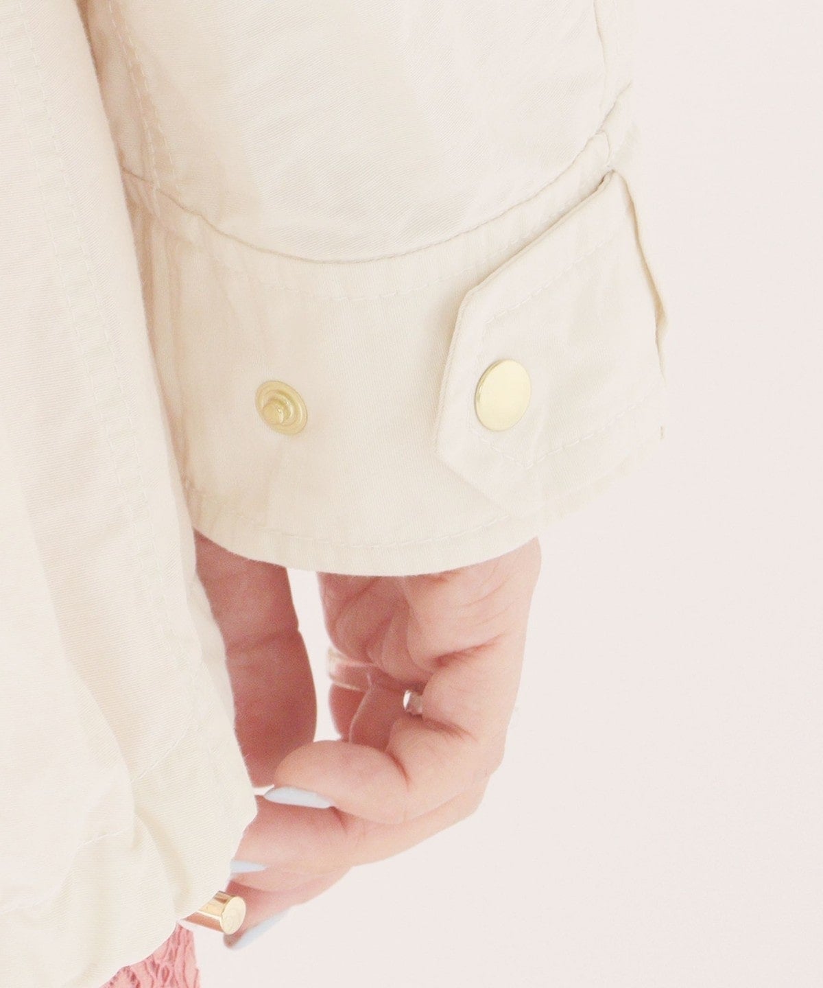 SHIPS any: フード ミディ ブルゾン