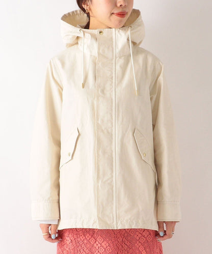 SHIPS any: フード ミディ ブルゾン