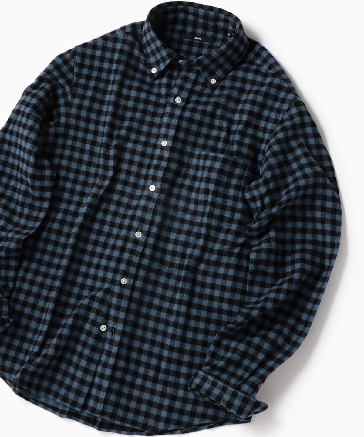 SHIPS: フェザー ギンガムチェック ボタンダウン ネルシャツ 19FW