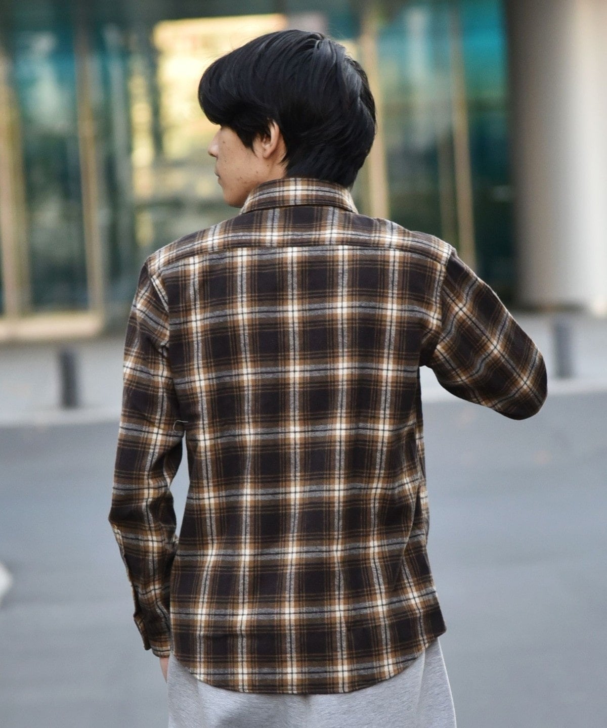 SHIPS: japan quality フェザー チェック レギュラーカラー ネルシャツ2