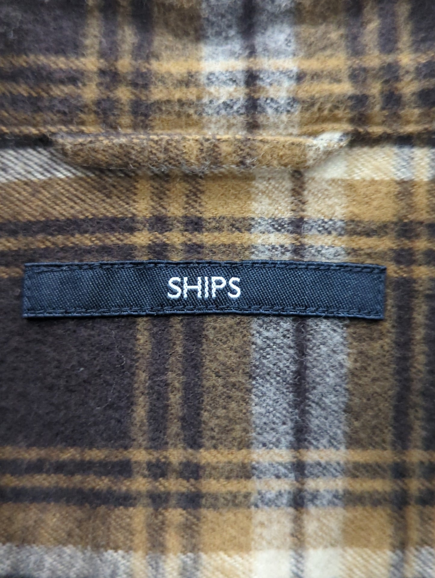 SHIPS: japan quality フェザー チェック レギュラーカラー ネルシャツ2