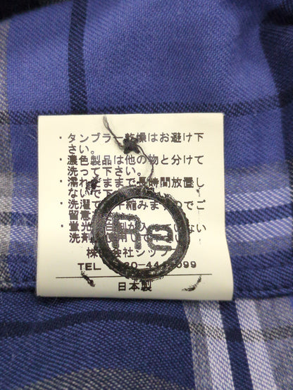 SHIPS:COTTON NEL SHIRT(CHK)