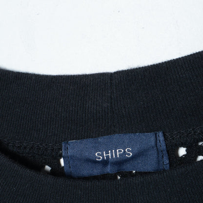 【WEB限定】〈手洗い可能〉アイレット クルーネック プルオーバー