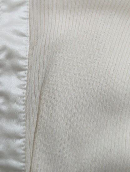 quaranciel:〈手洗い可能〉コットン リブ フック カーディガン
