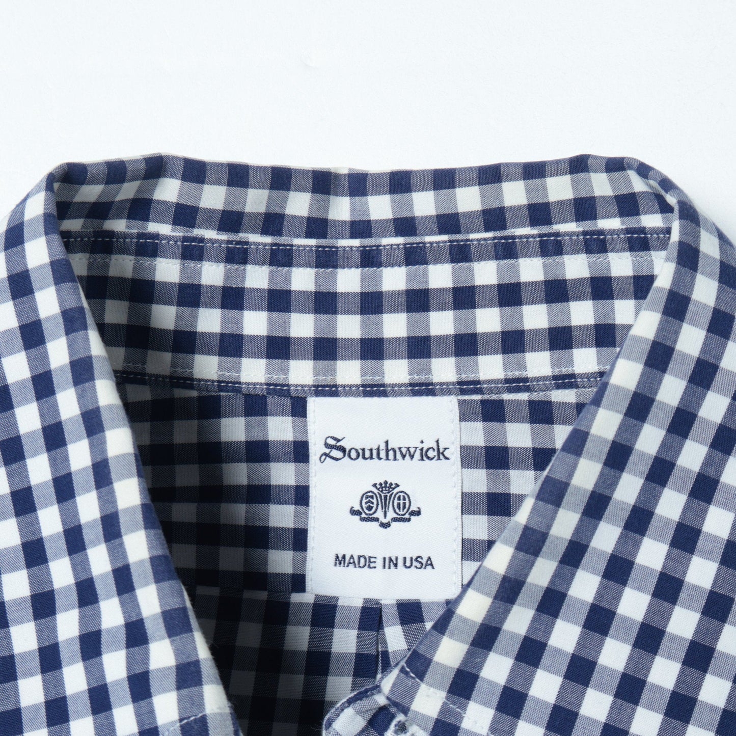 Southwick: ポプリン ギンガムチェック ボタンダウンシャツ