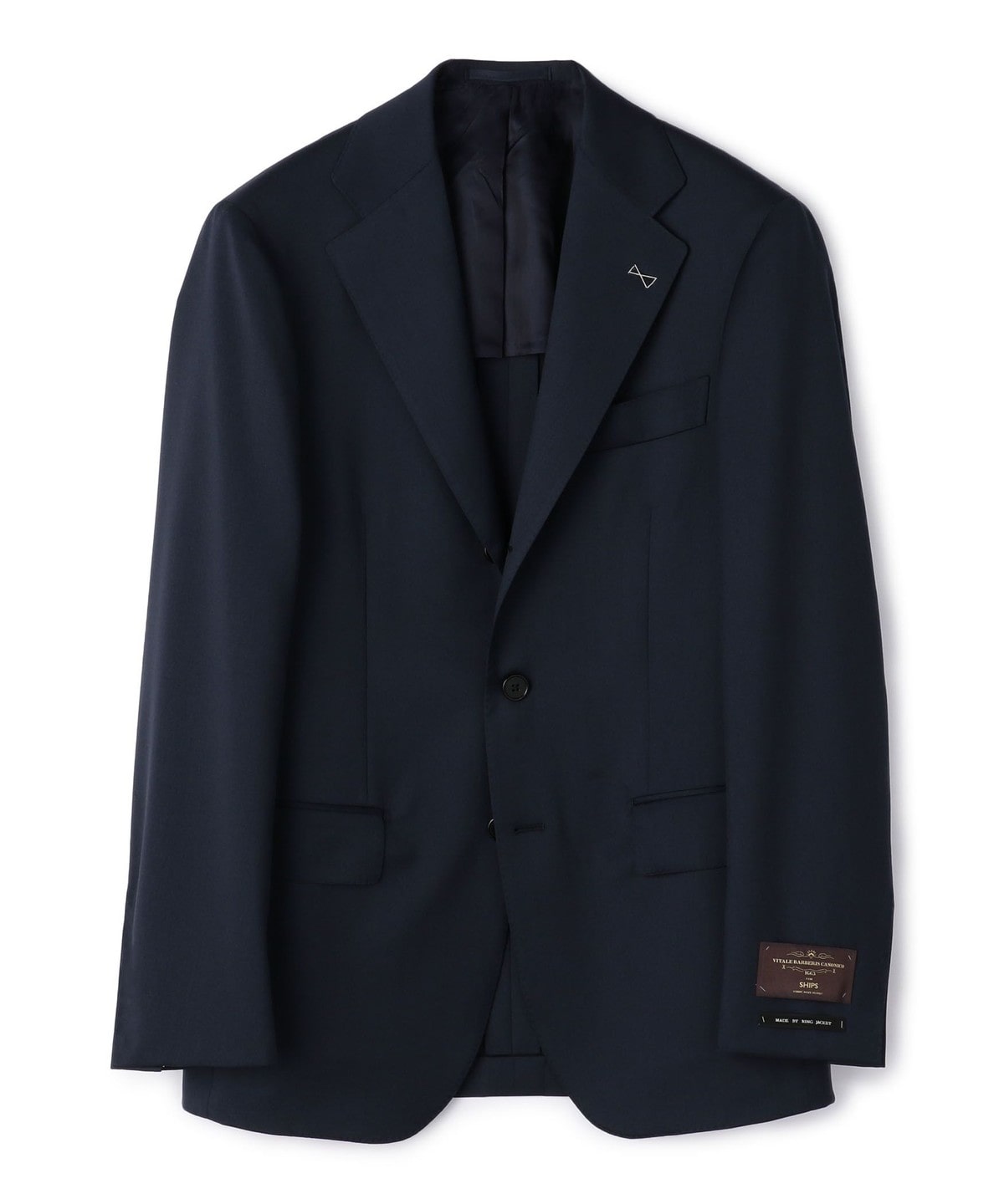 SD:【RING JACKET×CANONICO×SHIPS】ソリッド スーツ(ネイビー)