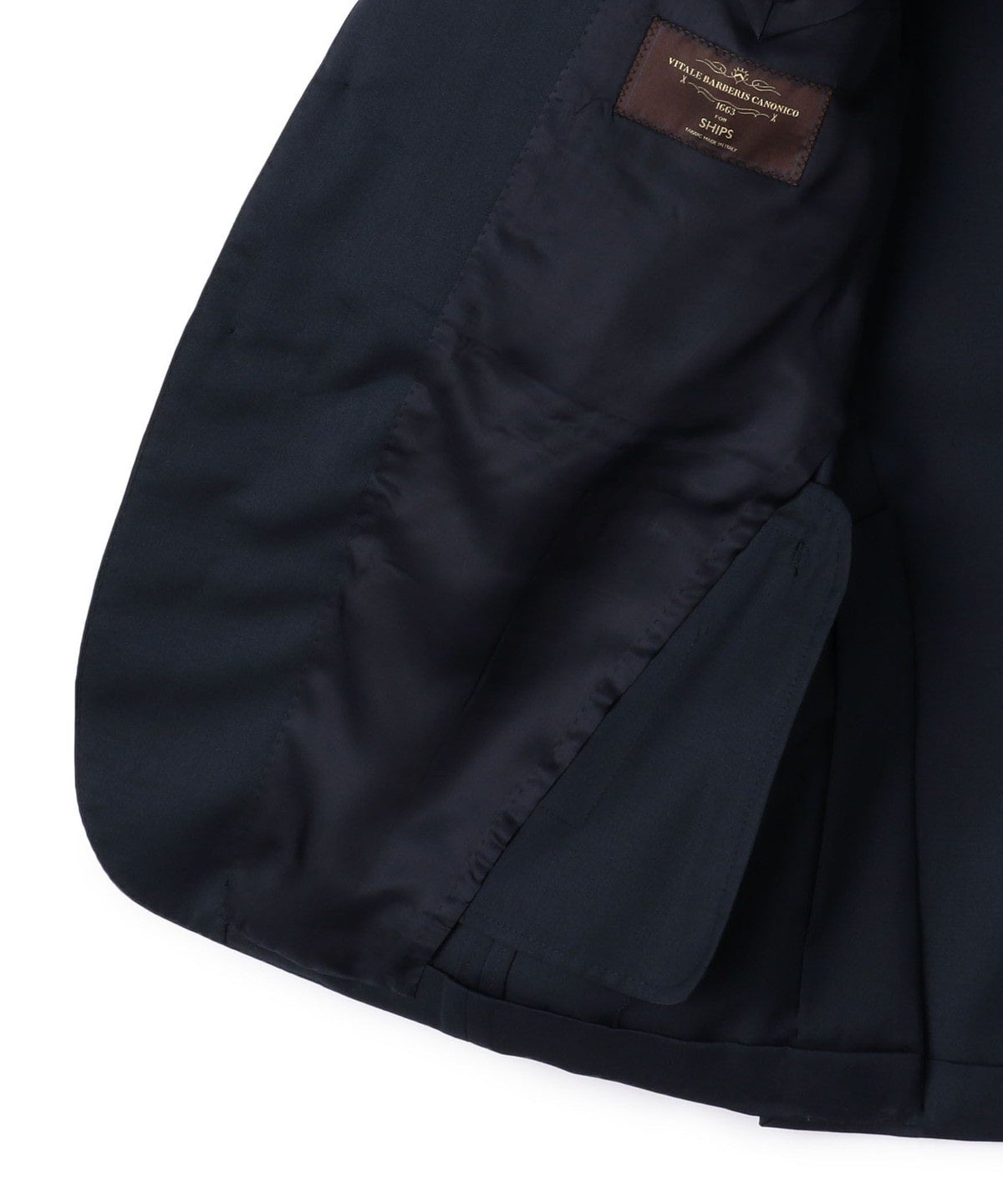 SD:【RING JACKET×CANONICO×SHIPS】ソリッド スーツ(ネイビー)