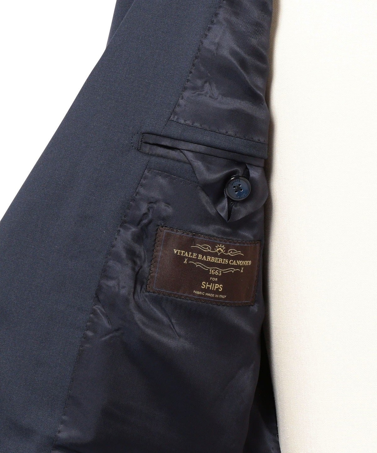 SD:【RING JACKET×CANONICO×SHIPS】ソリッド スーツ(ネイビー)