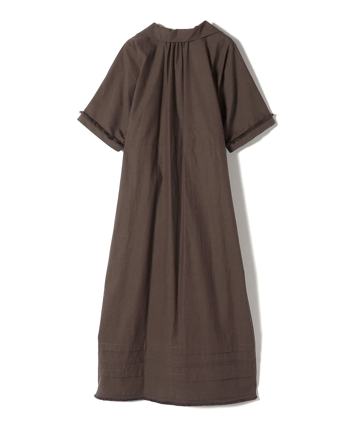 〈洗濯機可能〉 ドルマン フリンジ ドロスト ワンピース