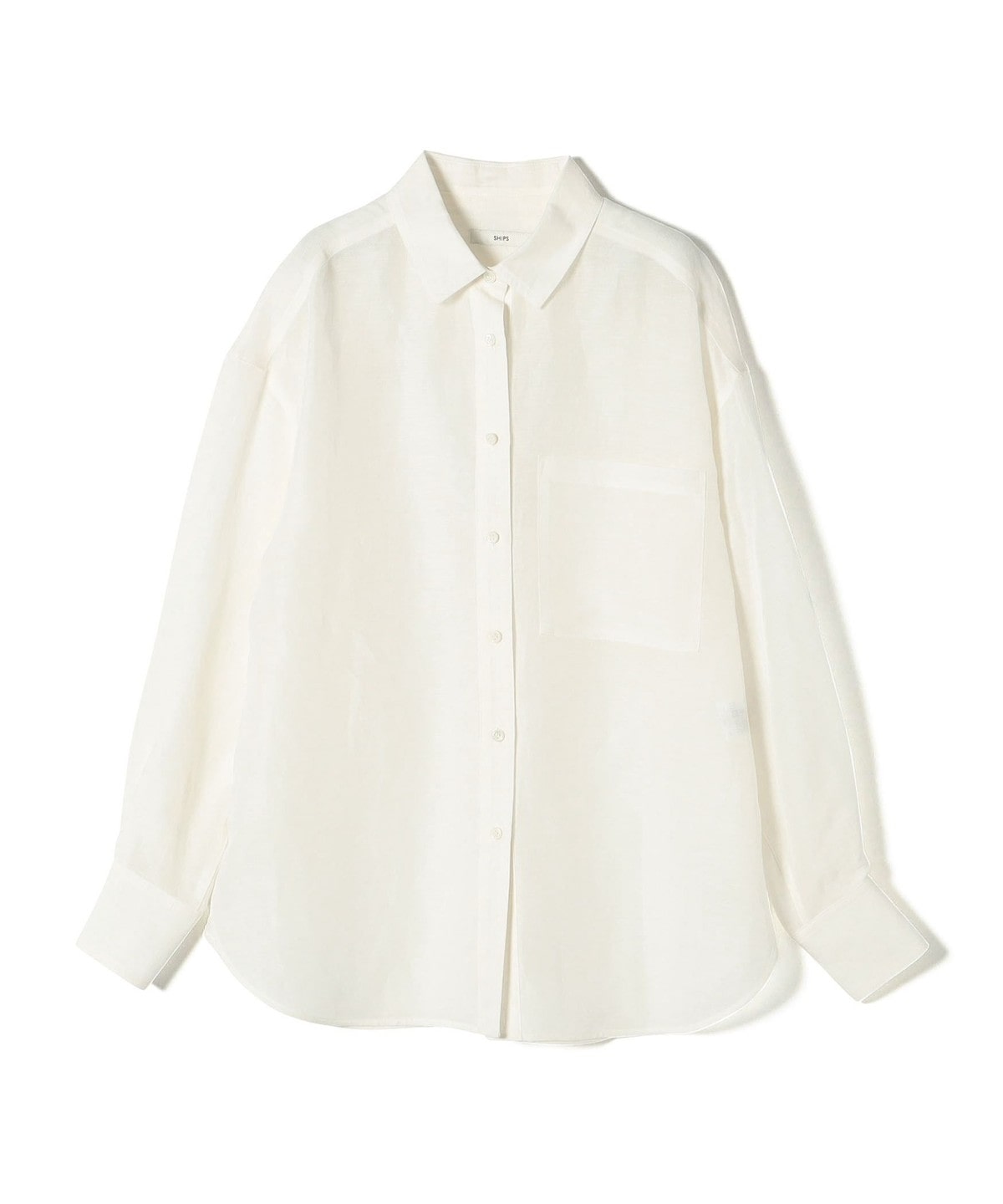 【一部WEB限定】〈手洗い可能〉IMPERIAL LINEN オーバー シャツ