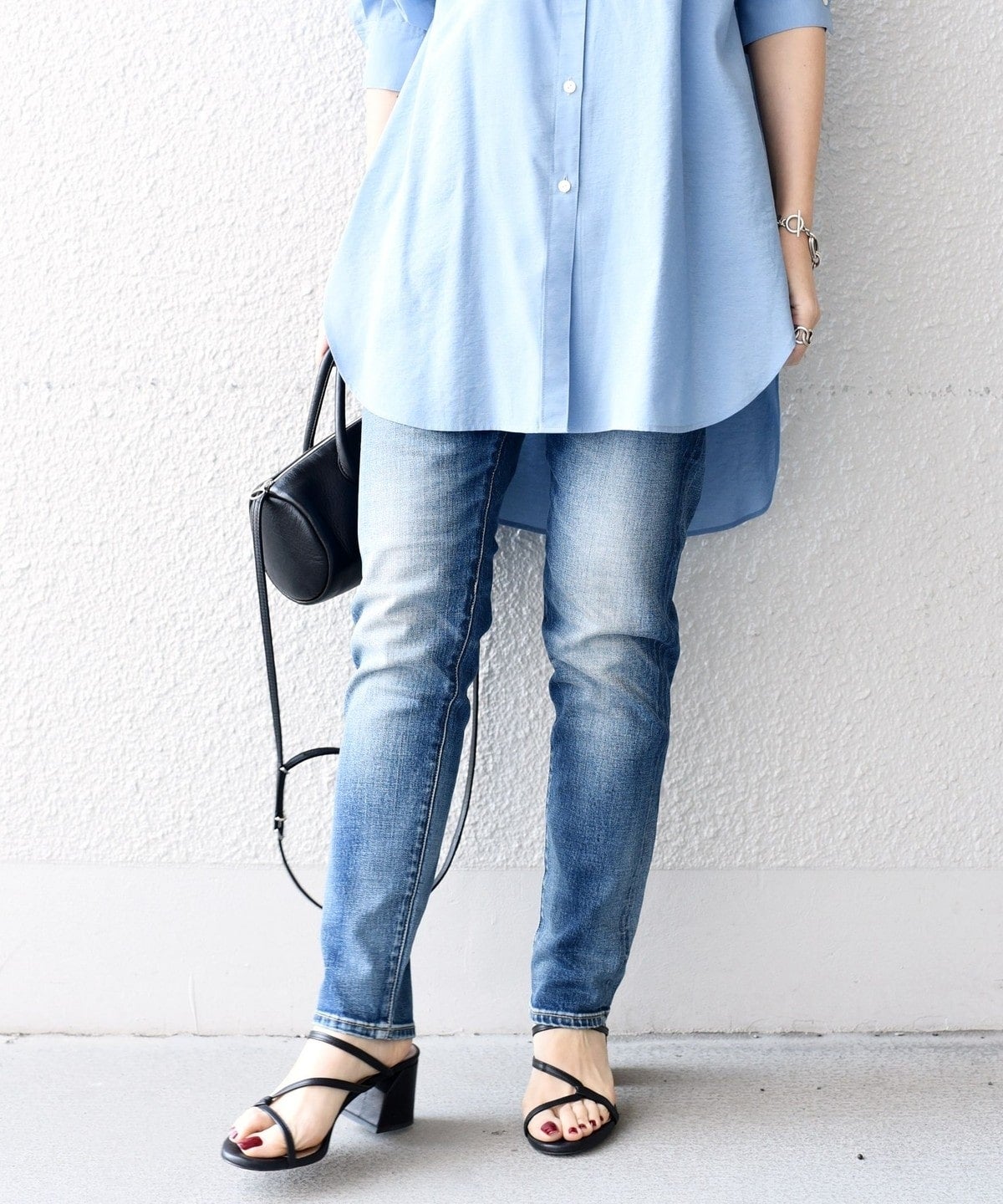 【WEB限定】スリム テーパード デニム