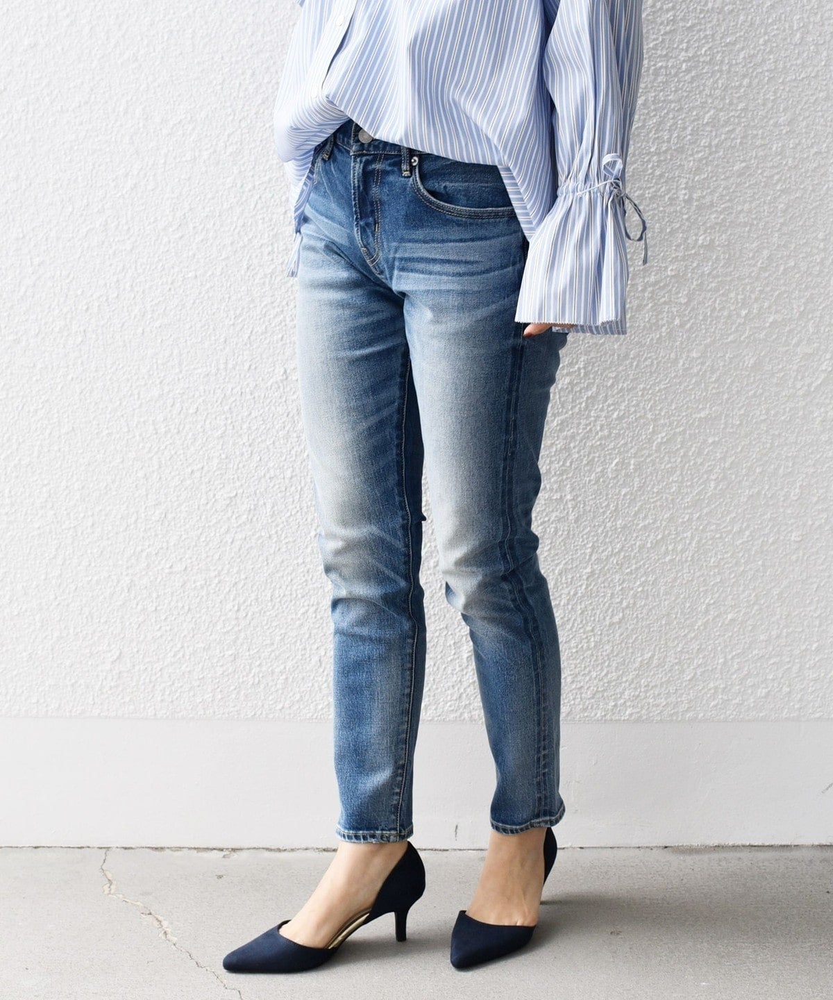 【WEB限定】スリム テーパード デニム