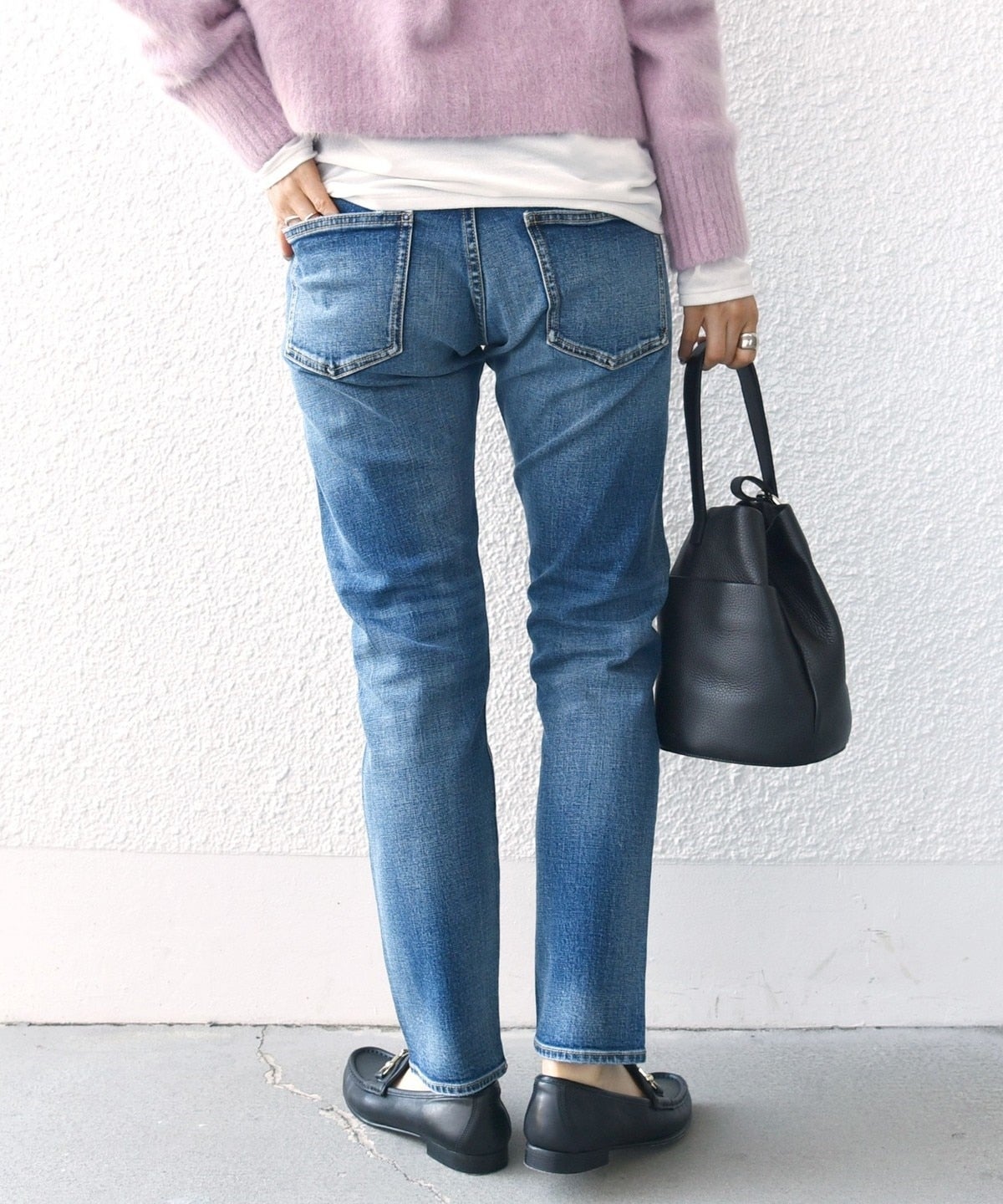 【WEB限定】スリム テーパード デニム