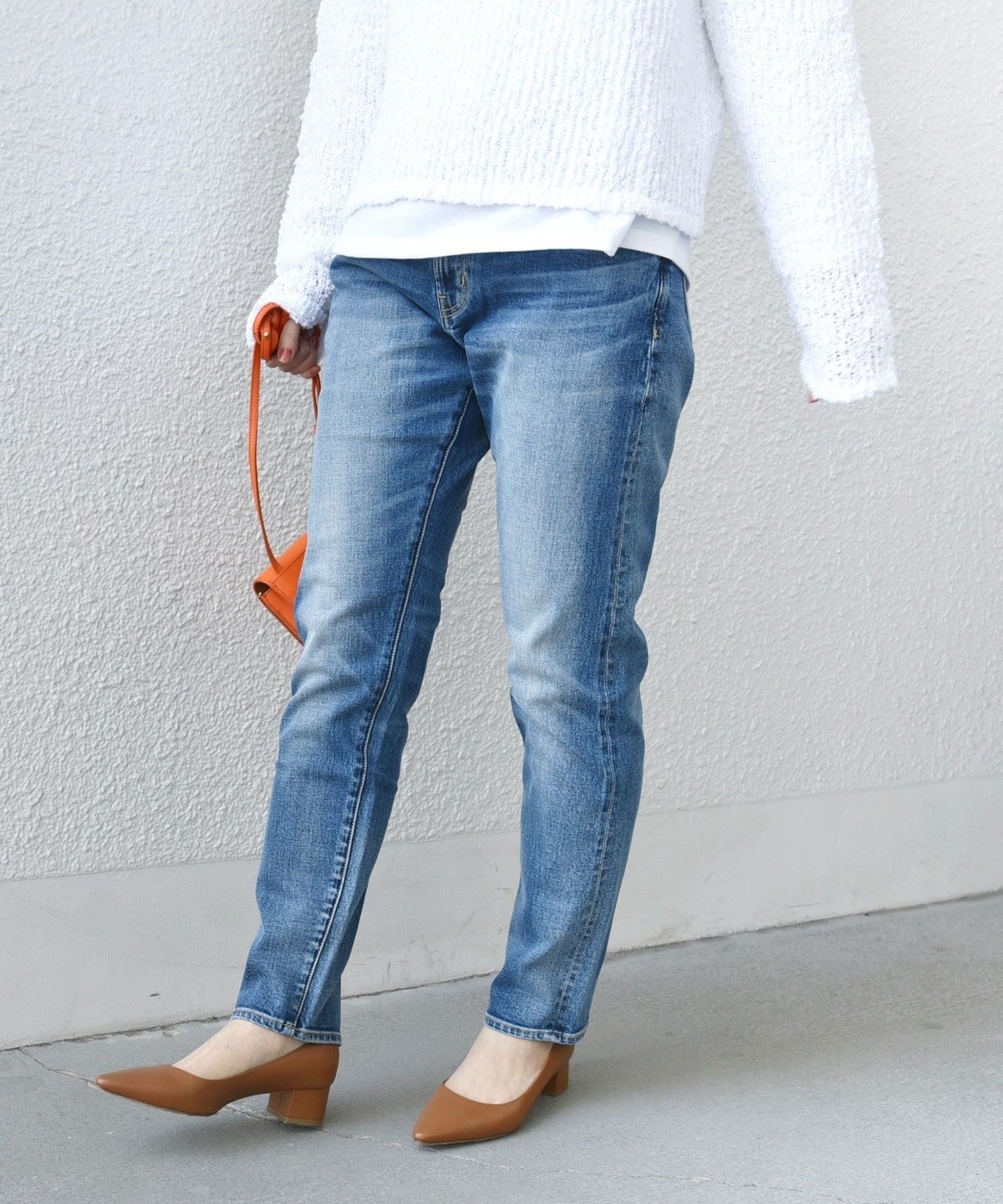 【WEB限定】スリム テーパード デニム