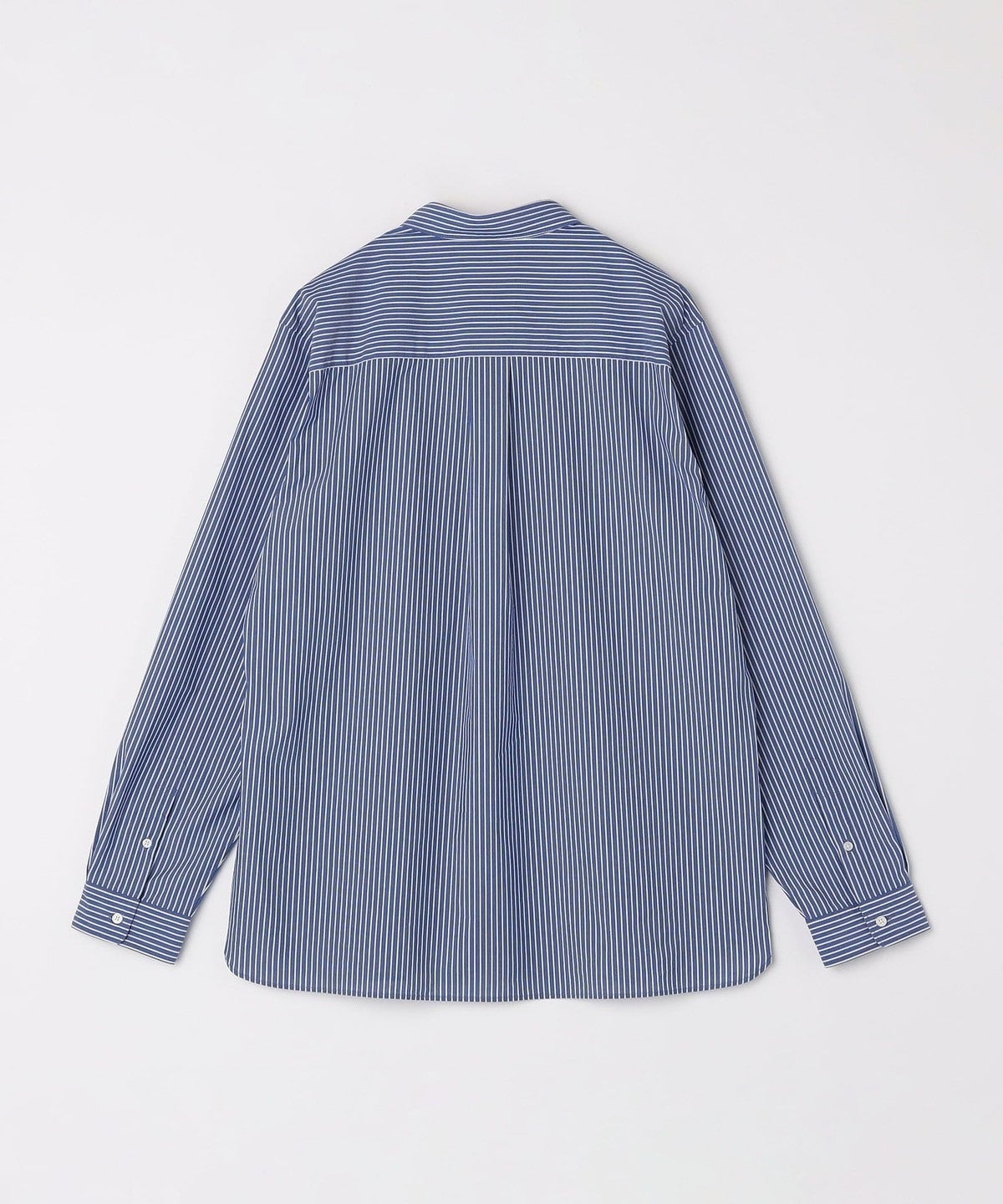 SHIPS any: ストライプ / ソリッド リラックス レギュラーカラー シャツ 25SS