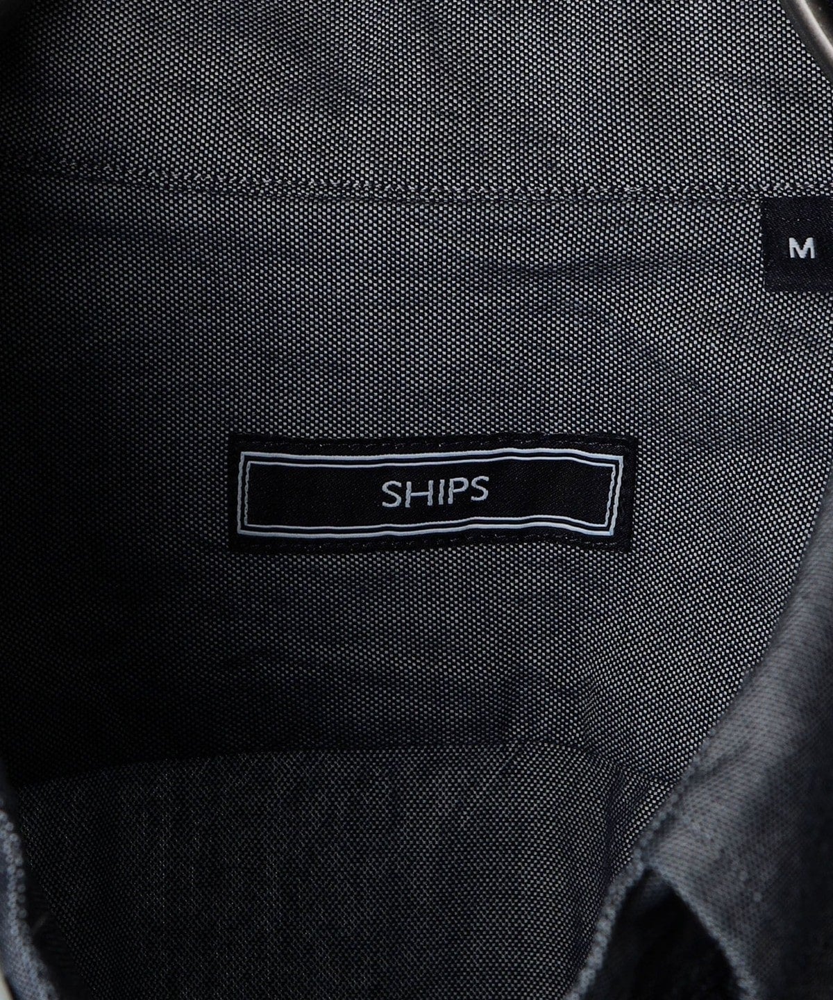 SHIPS:コンテンポラリー ウォッシュド インディゴ ボタンダウン シャツ