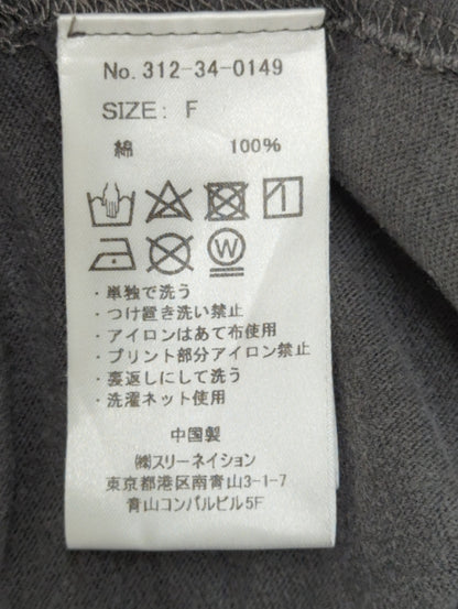 【SHIPS別注】Odub:プロセッシング ハーフスリーブ TEE