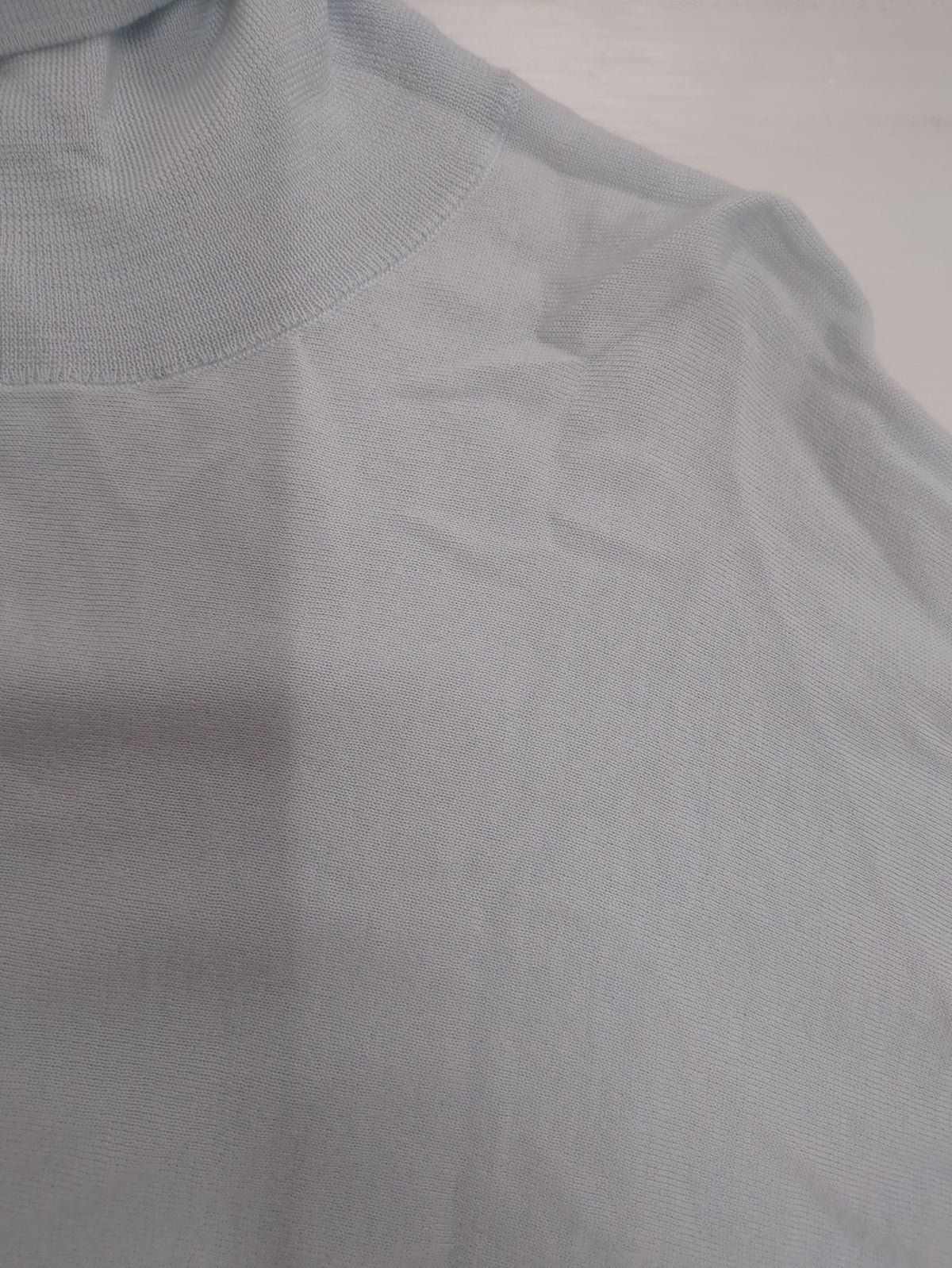SHIPS Primary Navy Label:〈手洗い可能〉ウール ハイゲージ ドルマン ニット