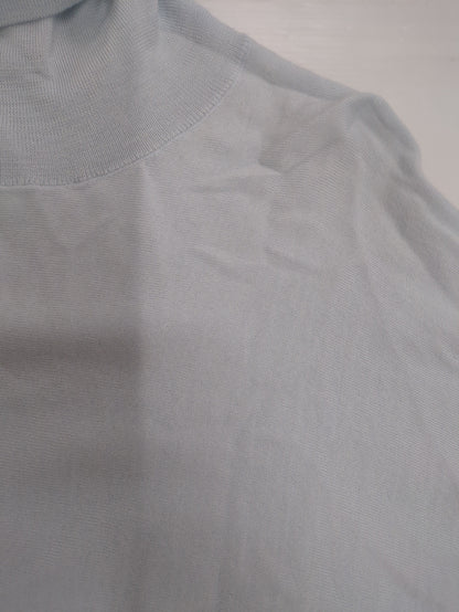 SHIPS Primary Navy Label:〈手洗い可能〉ウール ハイゲージ ドルマン ニット