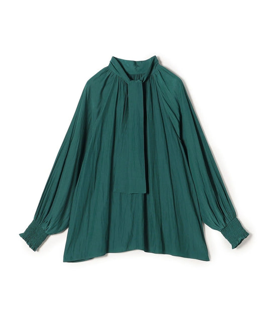 〈手洗い可能〉割繊 前後 2WAY ボウタイ ブラウス