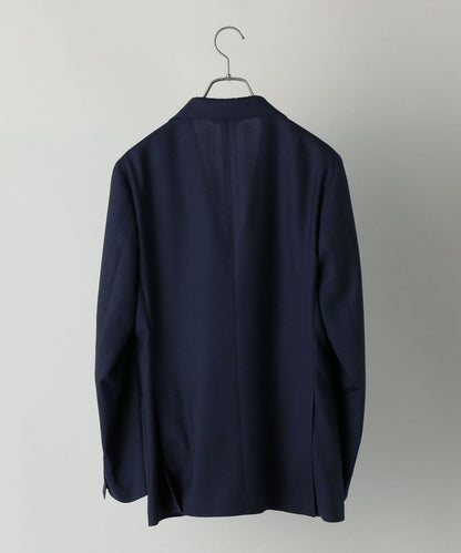 SHIPS:洗濯機洗い可能 ウールミックス ネイビー ジャケット