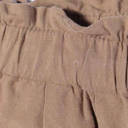 SHIPS Primary Navy Label:麻 レーヨン イージー パンツ