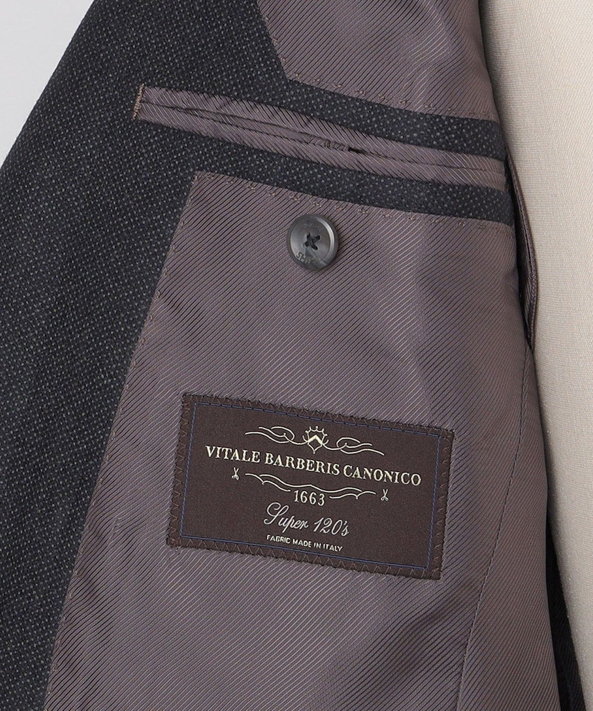 SHIPS: VITALE BARBERI CANONICO 120'S ピンヘッド スーツ