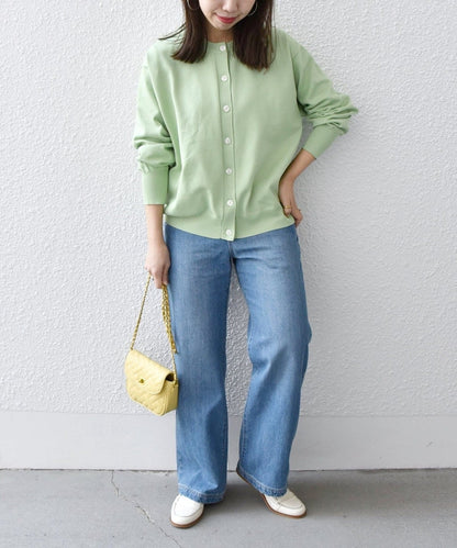 SHIPS any:〈洗濯機可能〉2WAY コクーン クルーネック カーディガン