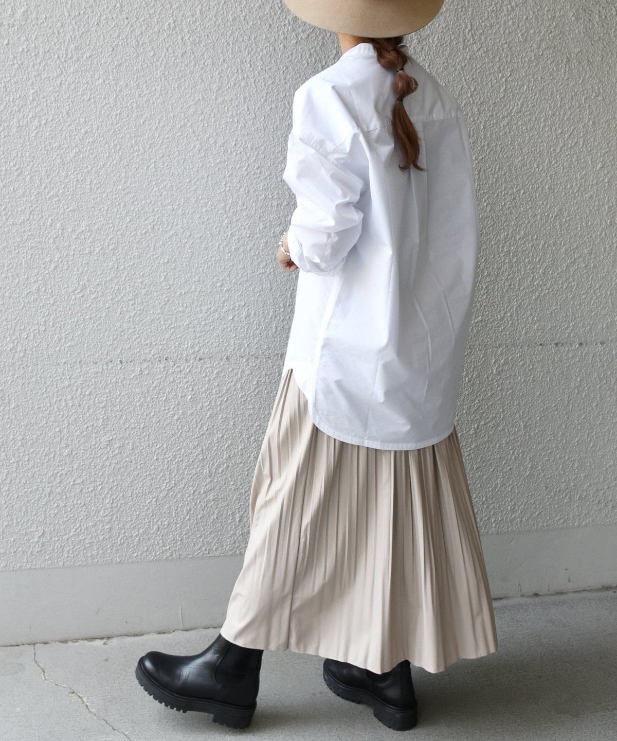 SHIPS any:〈抗菌防臭〉オーガニック RENU バンドカラーシャツ