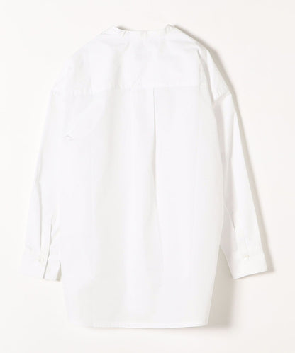 SHIPS any:〈抗菌防臭〉オーガニック RENU バンドカラーシャツ