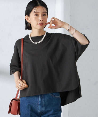 〈洗濯機可能〉バック フリル 半袖 Tシャツ