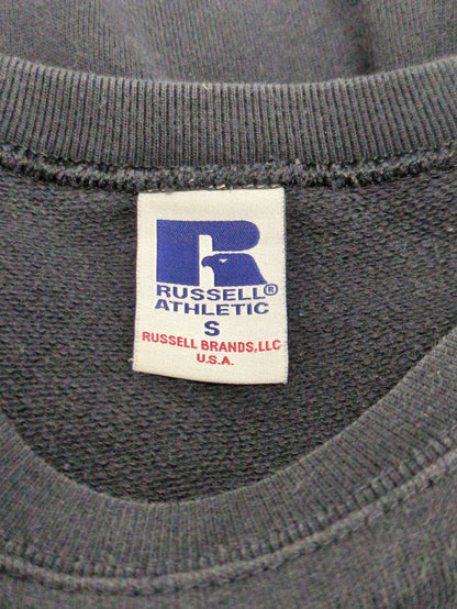 【WEB限定/SHIPS別注】RUSSELL ATHLETIC: ビッグシルエット アメリカンフラッグ ロゴ エンブロイダリー スウェット (トレーナー)