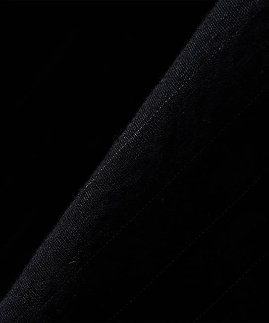 SHIPS Primary Navy Label:麻混 ストライプ ストレッチ ダブル ジャケット